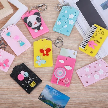 1Pcs Simple Business Card Holder Fashion Student Badge Bus Card Set Cute Leaves Animal Bell Key Chain ID Name Badge Cards Cover
1Pcs Simple Business Card Holder Fashion Student Badge Bus Card Set Cute Leaves Animal Bell Key Chain ID Name Badge Cards Cover
