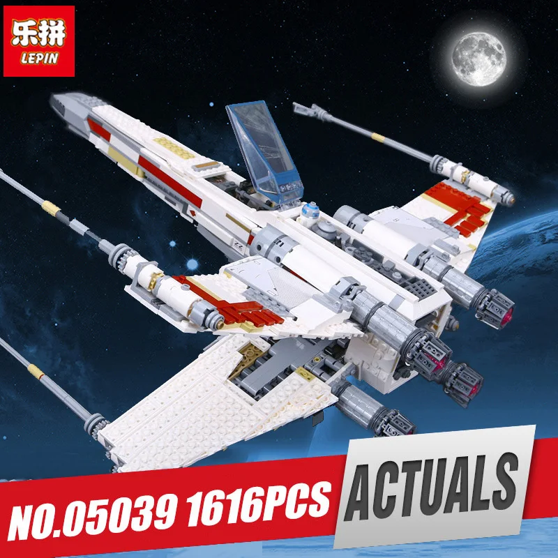 Lepin 05039 Star Series The X Wars wing Red Five Starfighter Educational Building Blocks Bricks Christmas Gift Legoing 10240 Toy
Lepin 05039 Star Series The X Wars wing Red Five Starfighter Educational Building Blocks Bricks Christmas Gift Legoing 10240 Toy