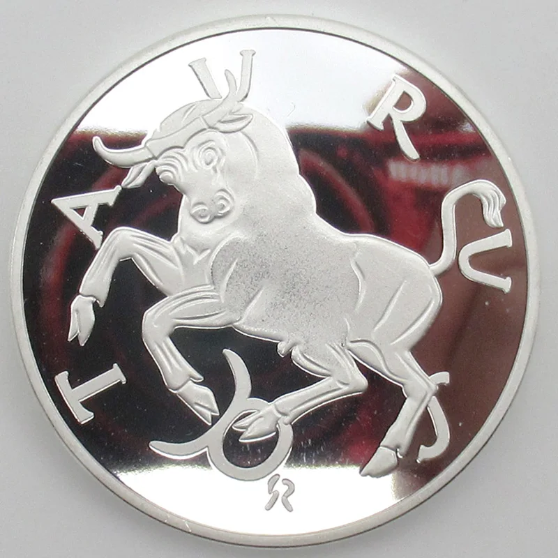 The US Coins Taurus Silver Coins Taureau Constellation Coin Souvenir Special Gift Coin
The US Coins Taurus Silver Coins Taureau Constellation Coin Souvenir Special Gift Coin