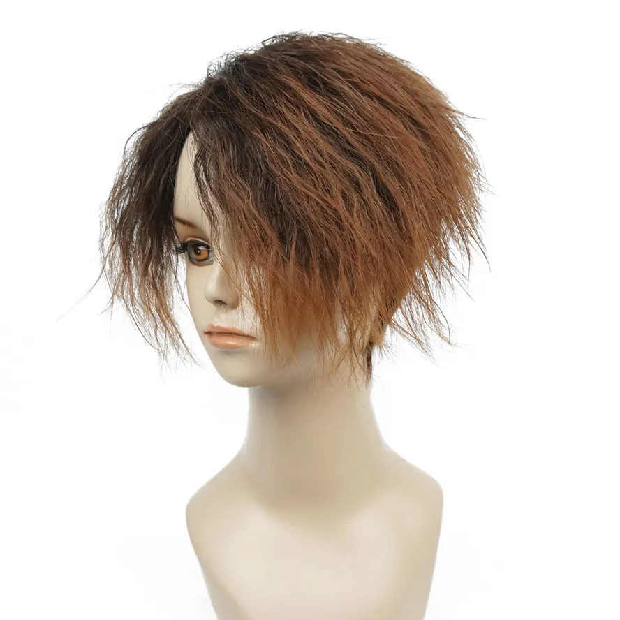 Strongbeauty Women S Short Straight Ombre Angled Bob Haircut Wig