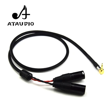 ATAUDIO Hifi 3.5mm to 2 XLR Cable Hi-end MP3 Computer Phone Connect Amplifier DJ Mixer
ATAUDIO Hifi 3.5mm to 2 XLR Cable Hi-end MP3 Computer Phone Connect Amplifier DJ Mixer