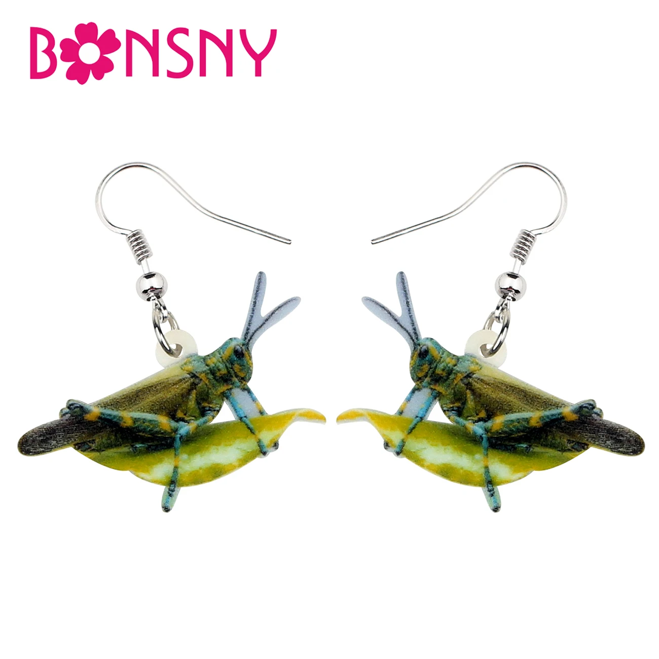 Bonsny Acrylic Summer Locust Insect Earrings Drop Dangle Cute Animal Jewelry For Women Girl Gift Charms Brincos Wholesale Bijoux
Bonsny Acrylic Summer Locust Insect Earrings Drop Dangle Cute Animal Jewelry For Women Girl Gift Charms Brincos Wholesale Bijoux