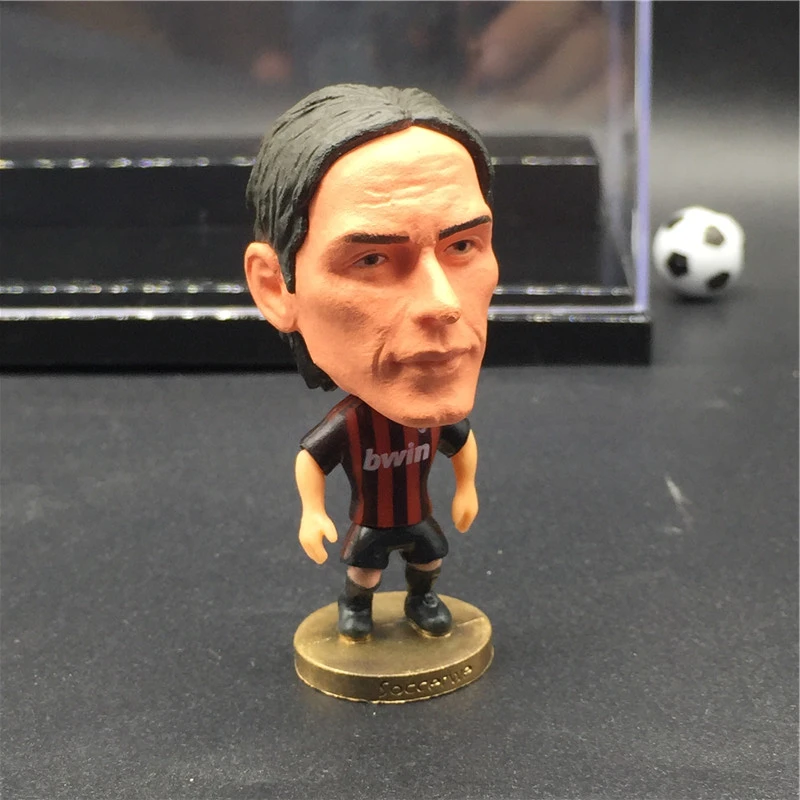 Soccerwe 6.5 cm Height PVC Football Cartoon Star Doll MIL 9# Inzaghi Figurine Red Black for Children Christmas Gift Toy
Soccerwe 6.5 cm Height PVC Football Cartoon Star Doll MIL 9# Inzaghi Figurine Red Black for Children Christmas Gift Toy
