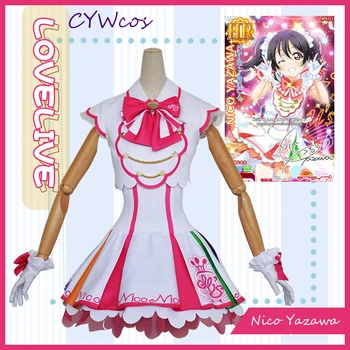 Love Live All Member Cosplay Arcade Game 4th Generation Nico Yazawa Cosplay Costume Christmas Uniforms Female Dress Costumes
Love Live All Member Cosplay Arcade Game 4th Generation Nico Yazawa Cosplay Costume Christmas Uniforms Female Dress Costumes