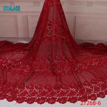 African lace fabric Beads Lace Fabric Embroidered Nigerian Net Laces Fabric Bridal 2019 High Quality French Tulle YA2726-6
African lace fabric Beads Lace Fabric Embroidered Nigerian Net Laces Fabric Bridal 2019 High Quality French Tulle YA2726-6