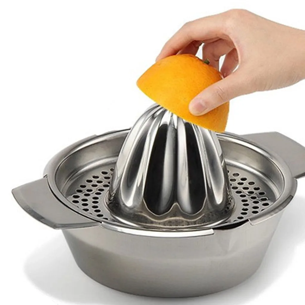 Stainless Steel Mini Manual Juicer Citrus Fruit Lemon Orange Press Squeezer Filter Bowl Household Kitchen Gadget | Дом и сад