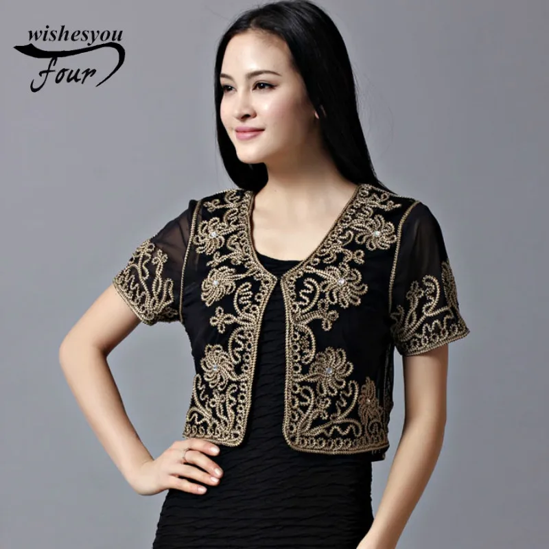 2018 summer stretch lace flower jacket slim body small shawl plus size short sleeves sun jacket short jacket 4617
2018 summer stretch lace flower jacket slim body small shawl plus size short sleeves sun jacket short jacket 4617