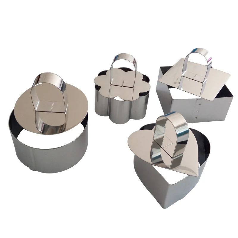 2 Pcs/Set Stainless Steel Cookie Cutter Set Round Mousse Rings Cake Decorating Tools Salad Ring Pastry Tools Accessories
2 Pcs/Set Stainless Steel Cookie Cutter Set Round Mousse Rings Cake Decorating Tools Salad Ring Pastry Tools Accessories