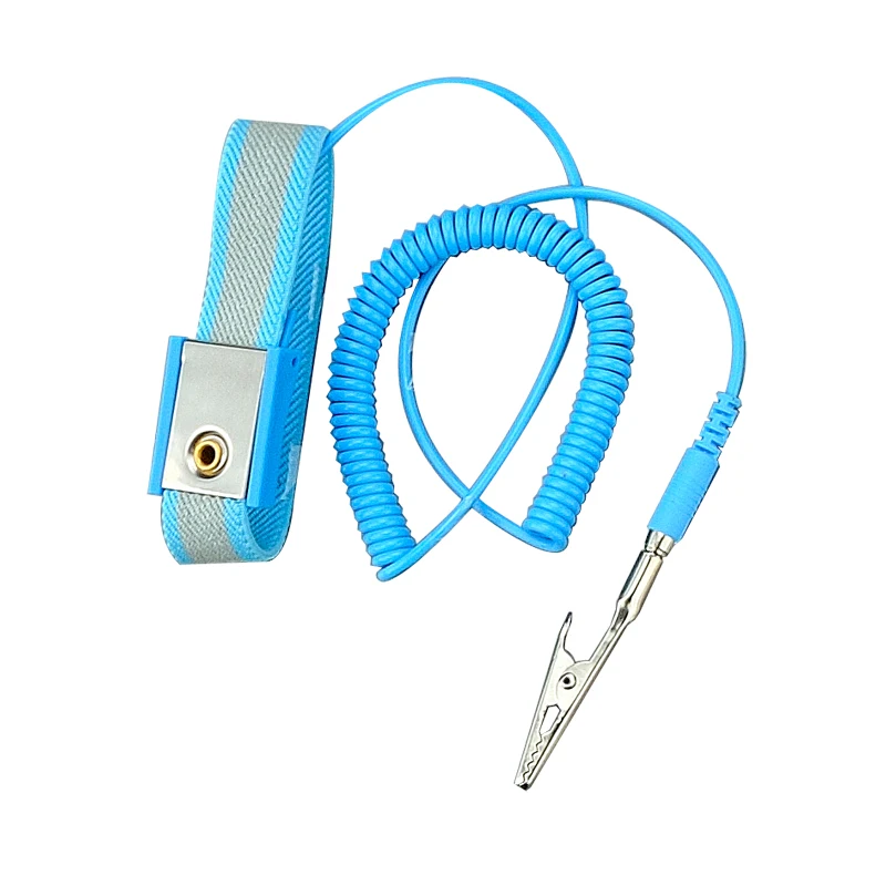 JAKEMY Adjustable Anti Static Bracelet ESD Discharge Cable Wrist Band Strap for Sensitive Electronics Repair Work Tools
JAKEMY Adjustable Anti Static Bracelet ESD Discharge Cable Wrist Band Strap for Sensitive Electronics Repair Work Tools
