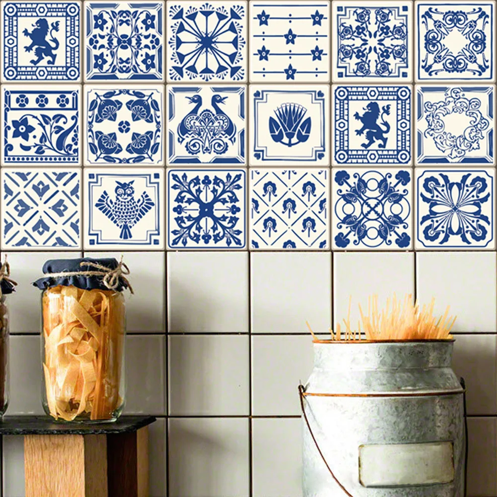 3D Mediterranean Style Retro Tile Floor Sticker Kitchen Bathroom Waist Line Wall Stickers Waterproof Poster Home Decor Art Mural
3D Mediterranean Style Retro Tile Floor Sticker Kitchen Bathroom Waist Line Wall Stickers Waterproof Poster Home Decor Art Mural