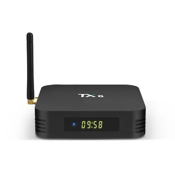 TX6 TV Box android 9.0 Allwinner H6 4GB DDR3 32GB/64GB EMMC 2.4GHz 5GHz WiFi BT4.1 Full HD 4K H.265 BT 4.0 IPTV m3u Set Top BOX
TX6 TV Box android 9.0 Allwinner H6 4GB DDR3 32GB/64GB EMMC 2.4GHz 5GHz WiFi BT4.1 Full HD 4K H.265 BT 4.0 IPTV m3u Set Top BOX