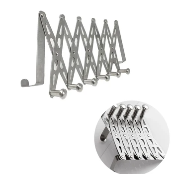 Door Hooks 6-Hook Flexible Door Hanger Rack Bathroom Holder Clothes Organizer Home Storage Rack Kitchen Organizer Hanger Hooks
Door Hooks 6-Hook Flexible Door Hanger Rack Bathroom Holder Clothes Organizer Home Storage Rack Kitchen Organizer Hanger Hooks