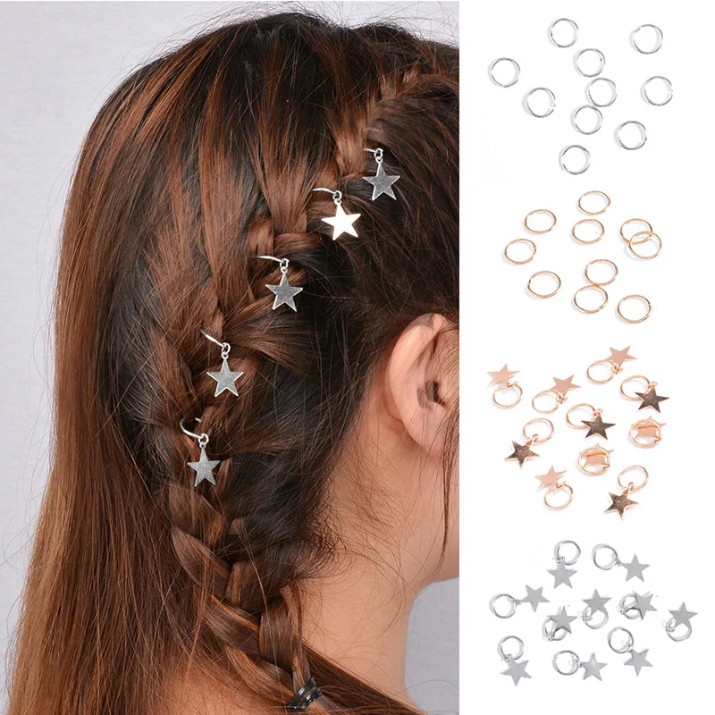 10PC Hair Braided Ring Punk Circle Leaf Clip Hairpin Jewelry Design Hair Hoop Fashion Hair Clips Circle Hair Accessories
10PC Hair Braided Ring Punk Circle Leaf Clip Hairpin Jewelry Design Hair Hoop Fashion Hair Clips Circle Hair Accessories