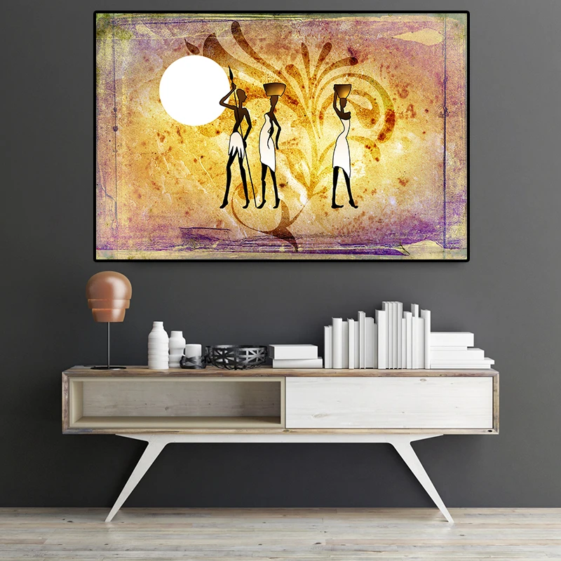 Abstract African Figure Flower Gold Landscape Oil Painting on Canvas Posters and Prints Cuadros Art Wall Picture for Living Room
Abstract African Figure Flower Gold Landscape Oil Painting on Canvas Posters and Prints Cuadros Art Wall Picture for Living Room