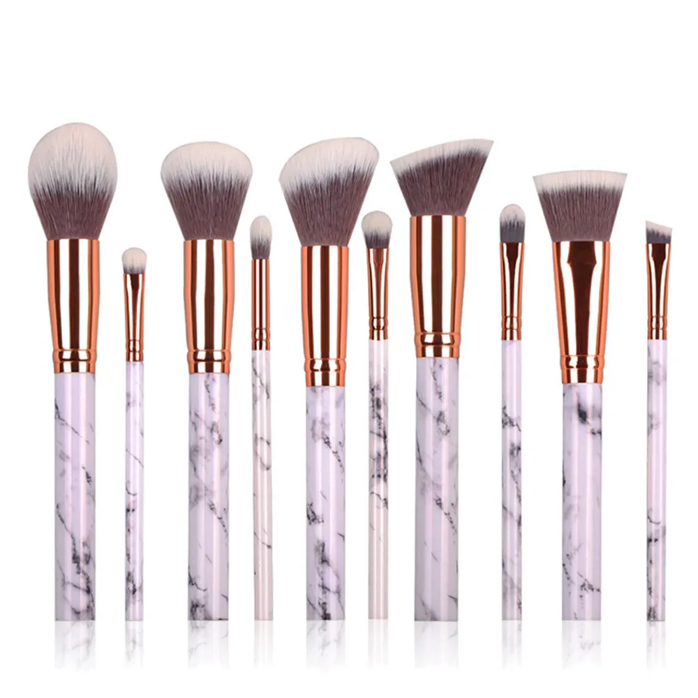 2017 Most Popular 10 pcs Cosmetic Makeup Brush Blusher Eye Shadow Brushes Set Kit pinceis de maquiagem profissional Anne | Красота и