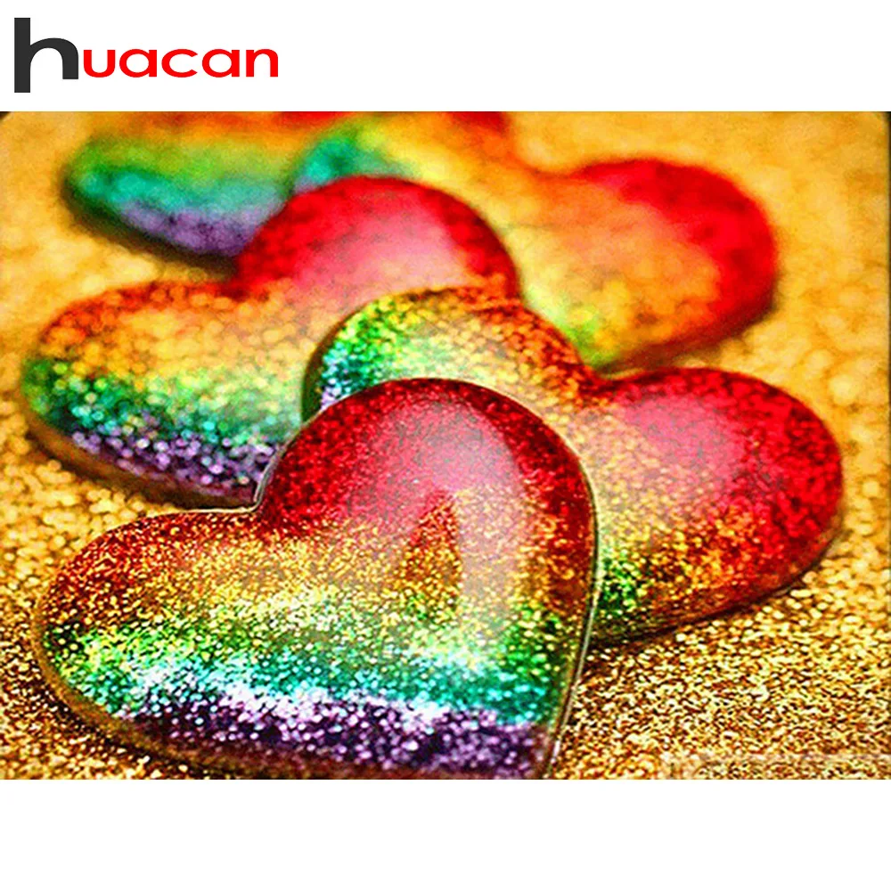 Huacan Diamond Painting Heart Kit Diamond Embroidery Full Square Rhinestones Diamond Mosaic Love Home Decoration
Huacan Diamond Painting Heart Kit Diamond Embroidery Full Square Rhinestones Diamond Mosaic Love Home Decoration