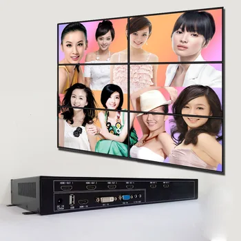 3x2 video wall processor vga dvi usb hdmi input hdmi output