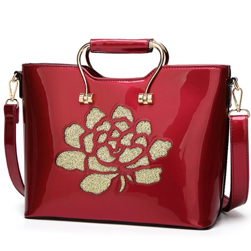 luxury handbags women bags designer patent leather Elegant Fashion Saffiano Womens Bag black red blue sac flower embroidery bag
luxury handbags women bags designer patent leather Elegant Fashion Saffiano Womens Bag black red blue sac flower embroidery bag