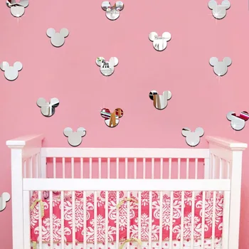 New Mirror Wall Stickers Kids Room Cute Mickey Mouse Crystal Stereo Mirror Stickers Acrylic 3d Decorative Stickers
New Mirror Wall Stickers Kids Room Cute Mickey Mouse Crystal Stereo Mirror Stickers Acrylic 3d Decorative Stickers