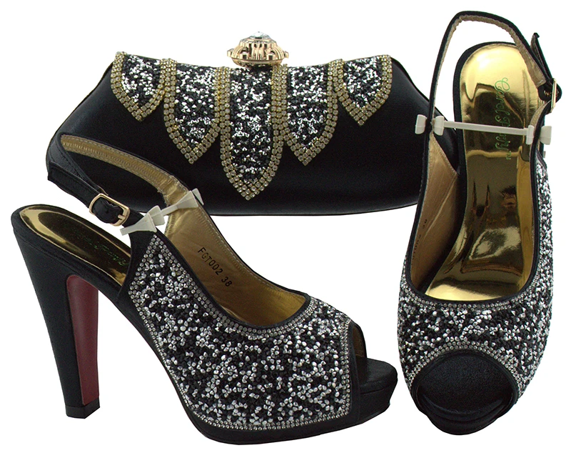 Black italian shoes and bag set sandal shoes and clutches bag for big wedding party italian shoes and bag matching set SB8345-2
Black italian shoes and bag set sandal shoes and clutches bag for big wedding party italian shoes and bag matching set SB8345-2