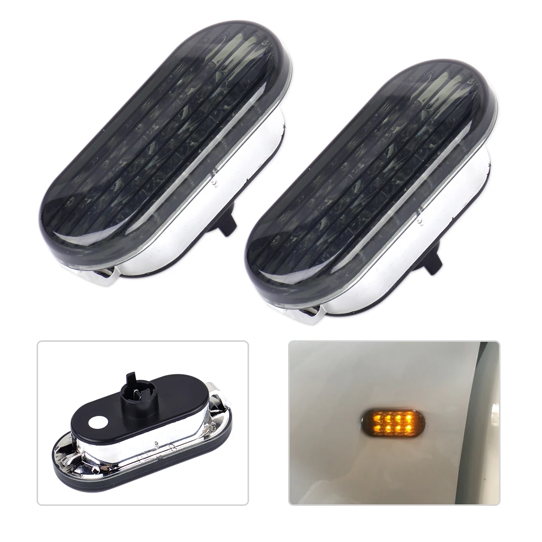 DWCX 2Pcs Car Yellow Light LED Left + Right Side Marker Lamp For VW Passat B5 Jetta Golf MK4 1998 1999 2000 2001 2002 2003 2004
DWCX 2Pcs Car Yellow Light LED Left + Right Side Marker Lamp For VW Passat B5 Jetta Golf MK4 1998 1999 2000 2001 2002 2003 2004