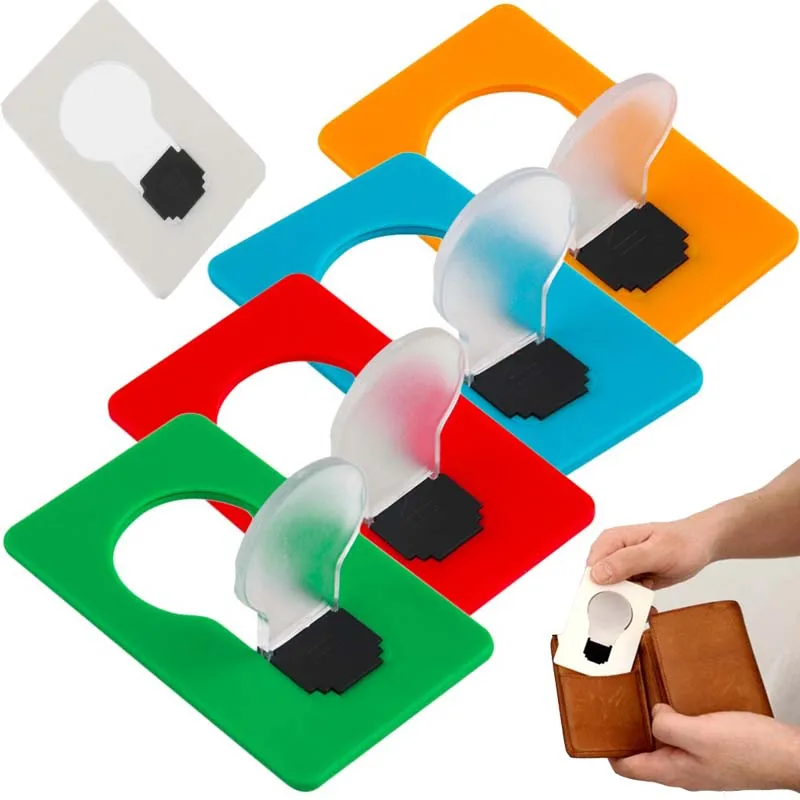 Portable Pocket LED Card night Light Lamp put in Purse Wallet Wallet Light Novelty Lighting Mini LED Card Pocket Light Bulb
Portable Pocket LED Card night Light Lamp put in Purse Wallet Wallet Light Novelty Lighting Mini LED Card Pocket Light Bulb
