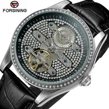Forsining 2018 New Fashion Black Mechanical Watch Men Waterproof Automatic Men Watch Fully Diamond Mens Watches Top Brand Luxury
Forsining 2018 New Fashion Black Mechanical Watch Men Waterproof Automatic Men Watch Fully Diamond Mens Watches Top Brand Luxury