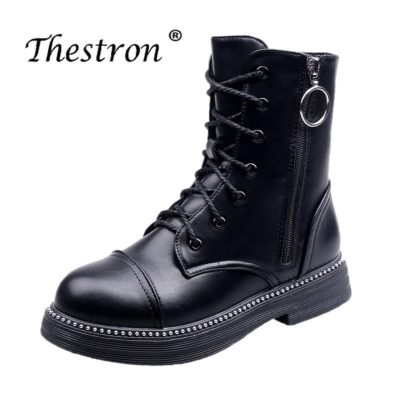 Women Martens Boots Spring Autumn Mid-Calf Boots Comfortable Ladies Black Boots Rubber Bottom Fashion Shoes For Female
Women Martens Boots Spring Autumn Mid-Calf Boots Comfortable Ladies Black Boots Rubber Bottom Fashion Shoes For Female