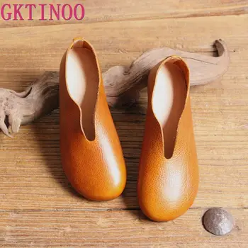 2019 Women Shoes Summer Spring Genuine Leather Loafers Casual Solid Slip-On Round Toe Handmade Flats
2019 Women Shoes Summer Spring Genuine Leather Loafers Casual Solid Slip-On Round Toe Handmade Flats