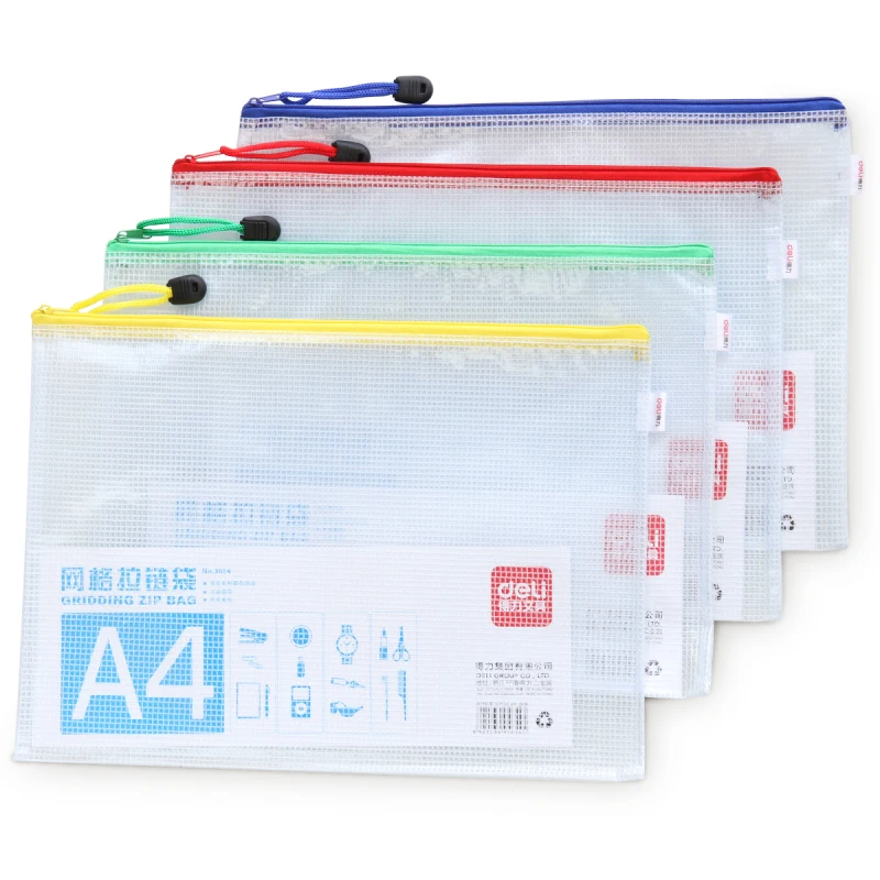 5pcs/lot File folder A5/B5/A4 mesh zipper bag waterproof document classified storage stationery file holder Office School
5pcs/lot File folder A5/B5/A4 mesh zipper bag waterproof document classified storage stationery file holder Office School