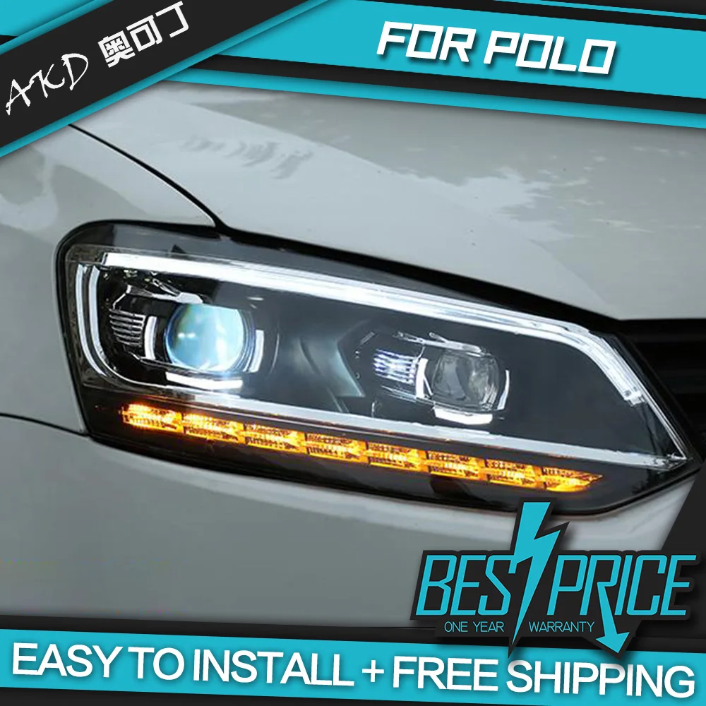 Car Styling for Polo Headlights 2011-2018 LED Headlight LED DRL Dynamic Signal Hella 5 Bi-Xenon Projector Lens Hid D2H
Car Styling for Polo Headlights 2011-2018 LED Headlight LED DRL Dynamic Signal Hella 5 Bi-Xenon Projector Lens Hid D2H