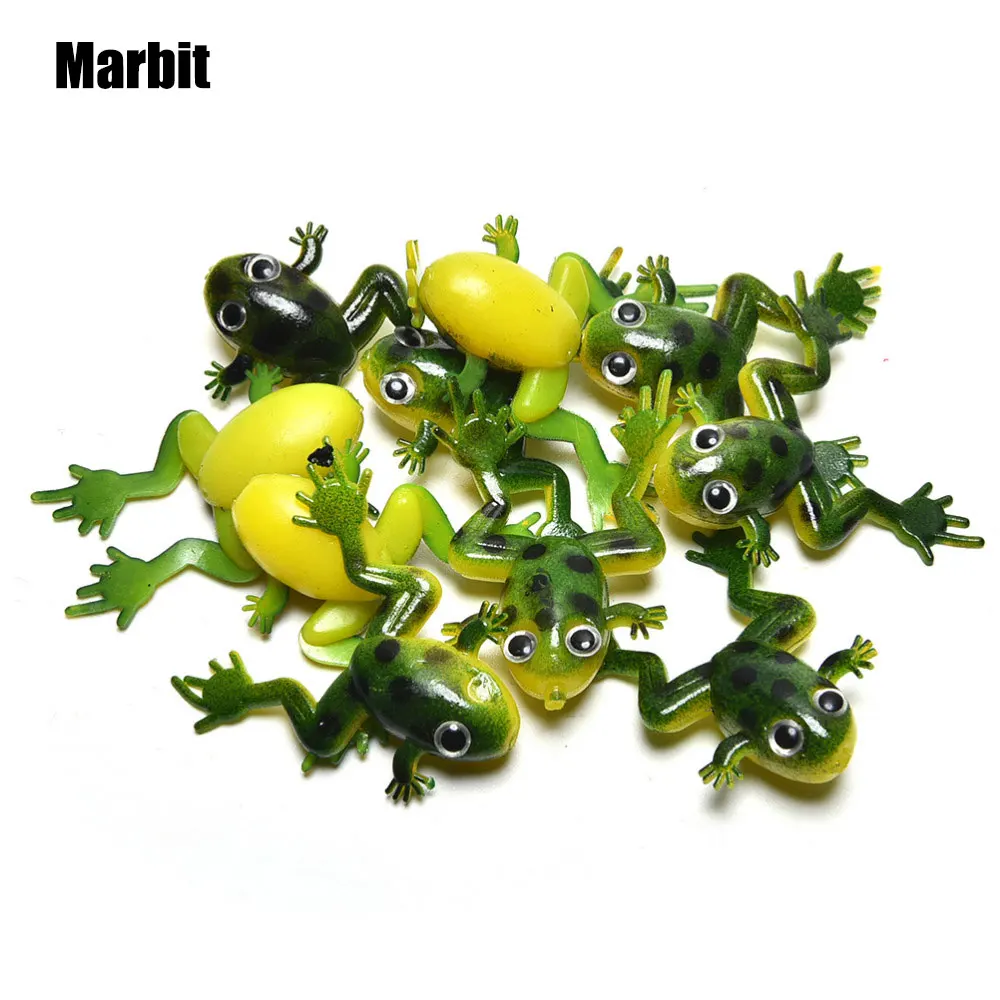 10 Pcs/lot 10Pcs Frog Soft Lure Wobbler Fishing Lure Sea Jig Lure Silica gel Swimbait Isca Artificial Trout Pike Bass
10 Pcs/lot 10Pcs Frog Soft Lure Wobbler Fishing Lure Sea Jig Lure Silica gel Swimbait Isca Artificial Trout Pike Bass