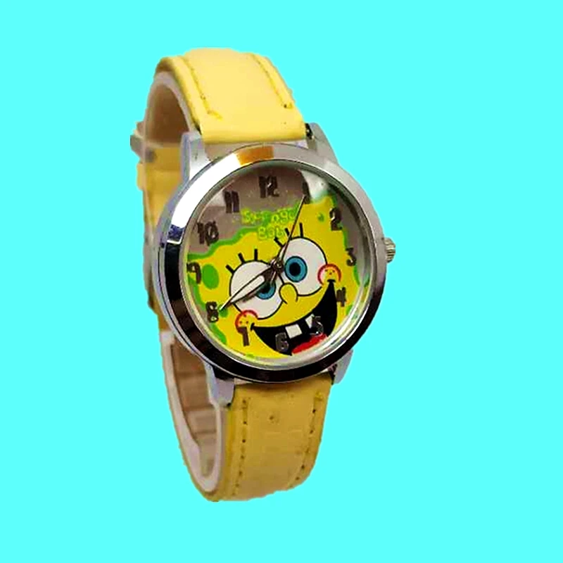 2019 Fashion new cartoon spongebob squarepants yellow strap watch manufacturer wholesale children's quartz watch
2019 Fashion new cartoon spongebob squarepants yellow strap watch manufacturer wholesale children's quartz watch