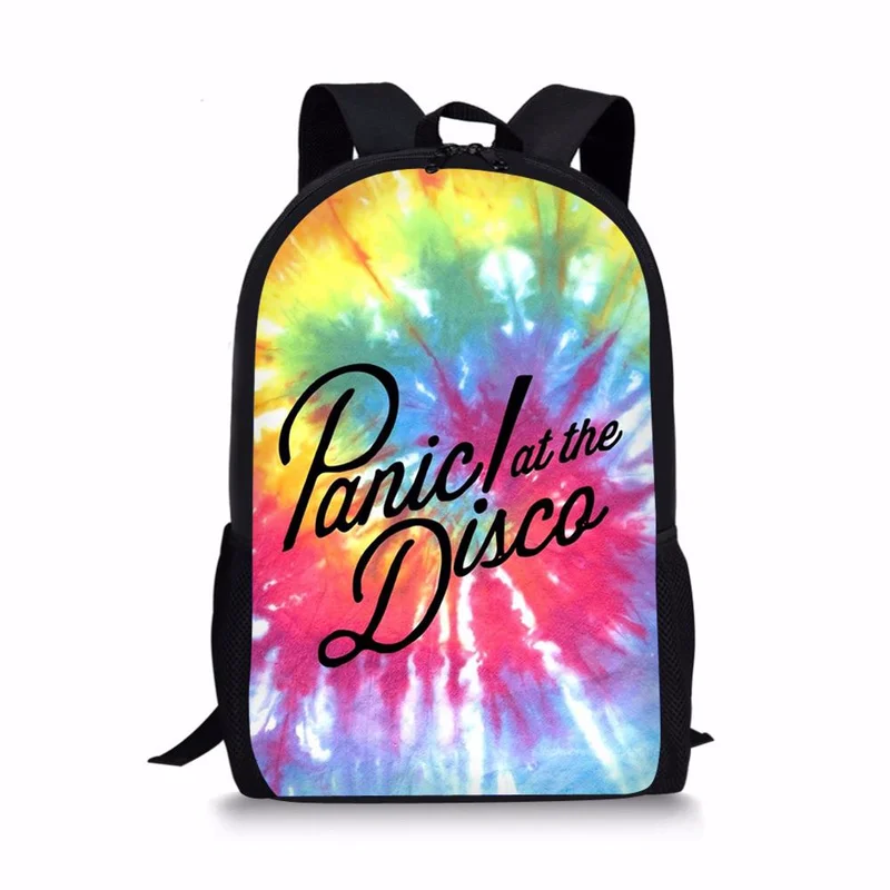 panic at the disco School Bags Backpack SchoolBags for teenager girls boys orthopedic packbag mochila escolar book bag bookBag 9
panic at the disco School Bags Backpack SchoolBags for teenager girls boys orthopedic packbag mochila escolar book bag bookBag 9