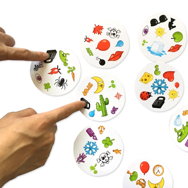 Spot Board Game Paper Funny English Card Game It Has Metal Box Family Party Entertainment 55 Cards/set Board Games for Adults
Spot Board Game Paper Funny English Card Game It Has Metal Box Family Party Entertainment 55 Cards/set Board Games for Adults