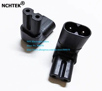 NCHTEK Power Plug Adapter, UP Down Angle IEC 320 C7 C8 Figure 8 AC Power Adapter/Free Shipping/5PCS
NCHTEK Power Plug Adapter, UP Down Angle IEC 320 C7 C8 Figure 8 AC Power Adapter/Free Shipping/5PCS
