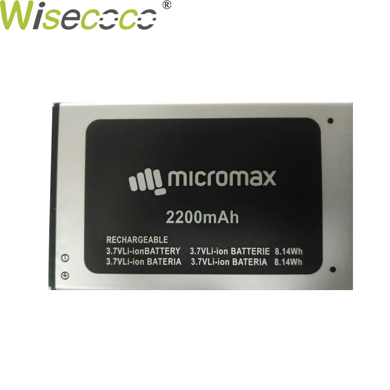 WISECOCO New Original 2200mAh Battery For Micromax Bolt Q354 Smart Mobile phone In Stock With Tracking Number
WISECOCO New Original 2200mAh Battery For Micromax Bolt Q354 Smart Mobile phone In Stock With Tracking Number