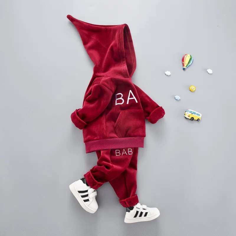 Cotton clothing sets active letter thick woolen kid suit children set baby clothing boys clothing girls clothing baby clothes
Cotton clothing sets active letter thick woolen kid suit children set baby clothing boys clothing girls clothing baby clothes