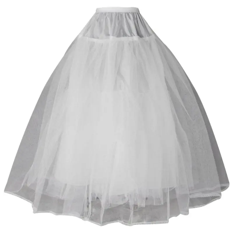 Women Bridal 3 Hoop A-Line Floor-Length Full Slip Petticoat Ball Gown Two-Layer Elastic Waist Wedding Dress Crinoline Underskirt
Women Bridal 3 Hoop A-Line Floor-Length Full Slip Petticoat Ball Gown Two-Layer Elastic Waist Wedding Dress Crinoline Underskirt