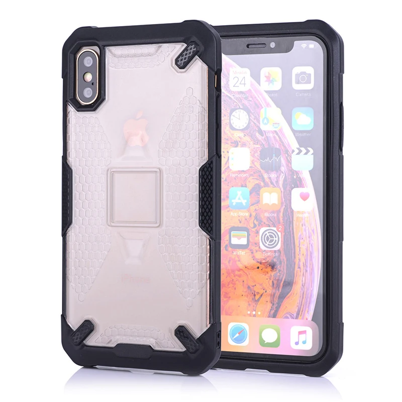 ADKO Dropproof PC TPU Silicone Hard Protective Case For iPhone X XS XS MAX XR Transparent Anti-knock Cover
ADKO Dropproof PC TPU Silicone Hard Protective Case For iPhone X XS XS MAX XR Transparent Anti-knock Cover