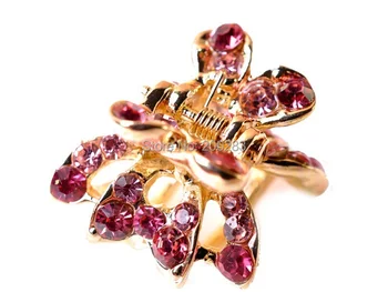 Fashion crystal women Hair Claws butterfly hairpin small Hair Claws D3337 6pcs
Fashion crystal women Hair Claws butterfly hairpin small Hair Claws D3337 6pcs