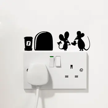 Mouse Love Switch Socket Sticker for Waterproof Home Bedroom Livingroom Ornament Bathroom Study Wall Kitchen Decoration
Mouse Love Switch Socket Sticker for Waterproof Home Bedroom Livingroom Ornament Bathroom Study Wall Kitchen Decoration