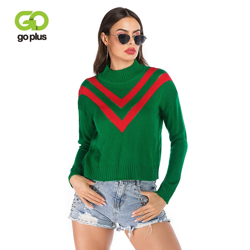 GOPLUS Women's Knitted Sweater 2019 Autumn Striped Turtleneck Long Sleeve Sweaters For Women Casual Loose Clothing Pullover
GOPLUS Women's Knitted Sweater 2019 Autumn Striped Turtleneck Long Sleeve Sweaters For Women Casual Loose Clothing Pullover