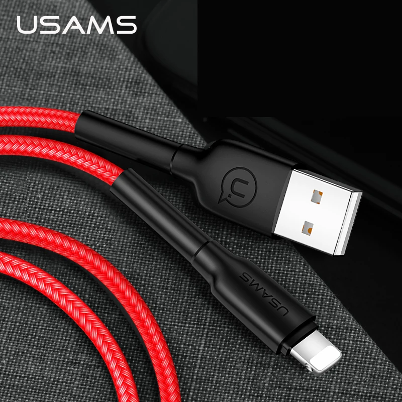 Charging Cable for iPhone X 8 7 6s Plus USAMS USB Charger Data Cable USB Cord Adapter Chargeur for iPhone 6 7 XS Phone
Charging Cable for iPhone X 8 7 6s Plus USAMS USB Charger Data Cable USB Cord Adapter Chargeur for iPhone 6 7 XS Phone