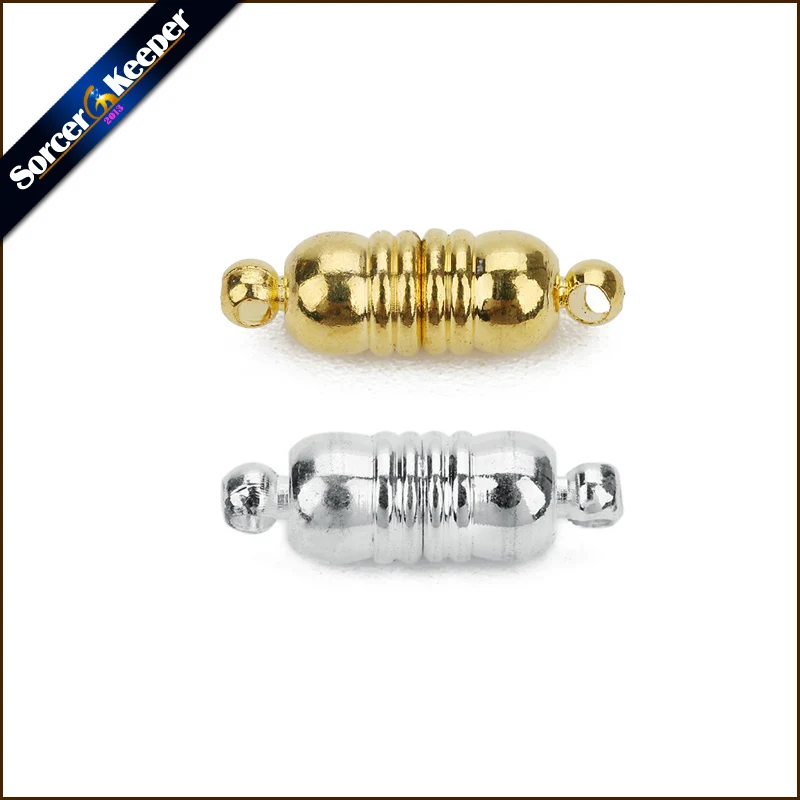 10 PCS/Lot Strong Magnetic Clasps For Necklace Bracelet Sliver Gold Color End Clasps Connectors For Jewelry Making 18x6 mm
10 PCS/Lot Strong Magnetic Clasps For Necklace Bracelet Sliver Gold Color End Clasps Connectors For Jewelry Making 18x6 mm
