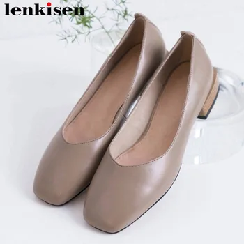 Lenkisen handmade soft genuine leather low heels square toe popular grandma shoes low heels gentlewoman drving women pumps L10
Lenkisen handmade soft genuine leather low heels square toe popular grandma shoes low heels gentlewoman drving women pumps L10