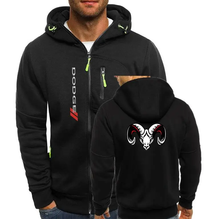 Men's Hoodies Tracksuit Autumn Winter Drawstring Pocket Bomber Hooded Sweatshirt Long Sleeve Zip Coat Dodge RAM Male Jacket
Men's Hoodies Tracksuit Autumn Winter Drawstring Pocket Bomber Hooded Sweatshirt Long Sleeve Zip Coat Dodge RAM Male Jacket