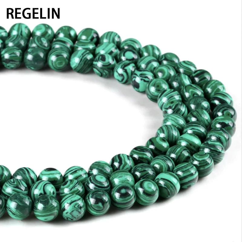 REGELIN Malachite peacock Natural Stone Round Loose beads ball 4/6/8/10/12MM Jewelry bracelet making DIY accessories wholesale
REGELIN Malachite peacock Natural Stone Round Loose beads ball 4/6/8/10/12MM Jewelry bracelet making DIY accessories wholesale