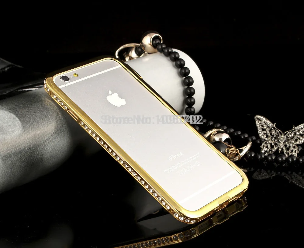 Luxury Aluminum Metal Frame Bling Bling Crystal Rhinestone Diamond Cover Shockproof Bumper Case For iPhone 6 Plus/6S Plus 5.5"
Luxury Aluminum Metal Frame Bling Bling Crystal Rhinestone Diamond Cover Shockproof Bumper Case For iPhone 6 Plus/6S Plus 5.5"