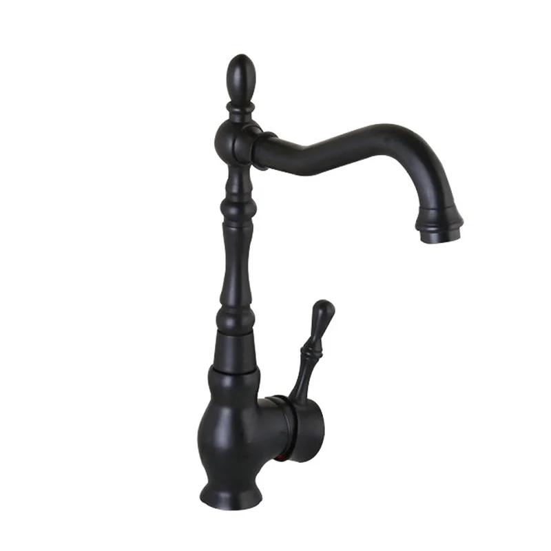 New Arrival Bathroom And Kitchen Faucet ORB Basin Faucet Kitchen Water Faucets Basin Mixer Black torneira Tap